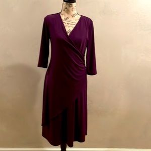 Deep purple dress